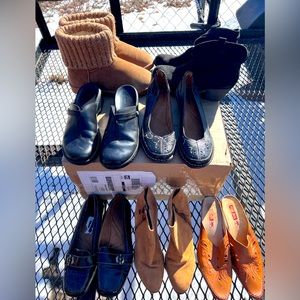 Women’s shoes size 9. 7 pairs.